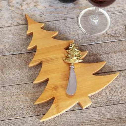 Picture of BAMBOO TREE SHAPED CHOPPING BOARD